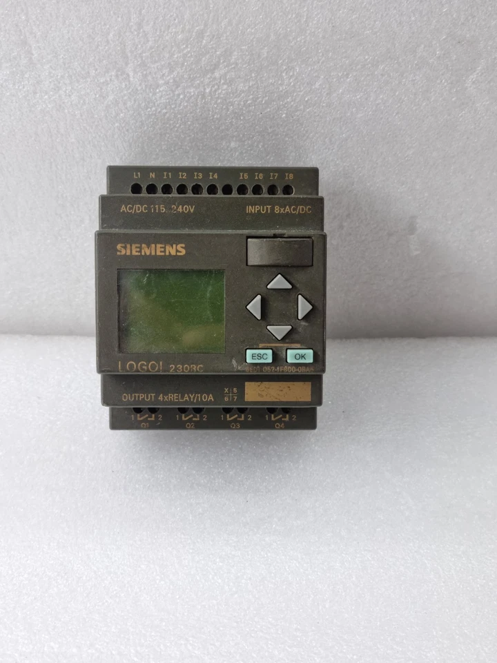 USED SIEMENS 6ED1052-1FB00-0BA5 LOGO! 230RC LOGIC MODULE 6ED10521FB000BA5